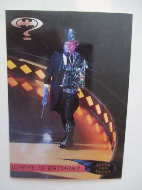 DC / MARVEL TRADING CARD - BATMAN FLEER ULTRA 95 - WHERE IS BATMAN