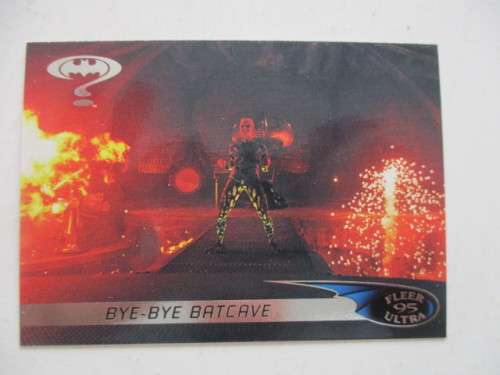 DC / MARVEL TRADING CARD  BATMAN - BYE-BYE BATCAVE