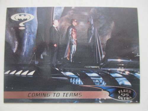 DC / MARVEL TRADING CARD - BATMAN FLEER ULTRA 95 - COMING TO TERMS