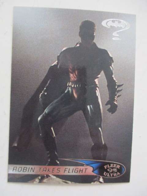 DC / MARVEL TRADING CARD - BATMAN FLEER ULTRA 95 -  ROBIN TAKES FLIGHT
