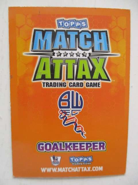 TOPPS MATCH ATTAX TRADING CARD SOCCER JUSSI JAASKELAINEN FOIL CARD