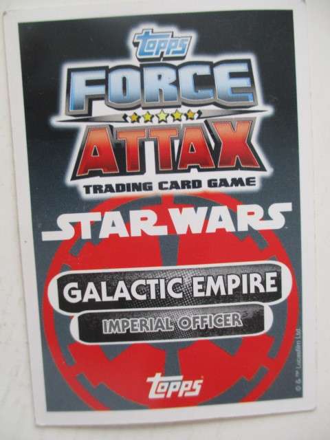 TOPPS  STAR WARS FORCE ATTAX - TRADING CARD CAPTAIN LENNOX