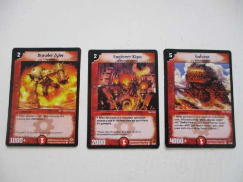 DUEL MASTERS  LOT OF 3 CARDS