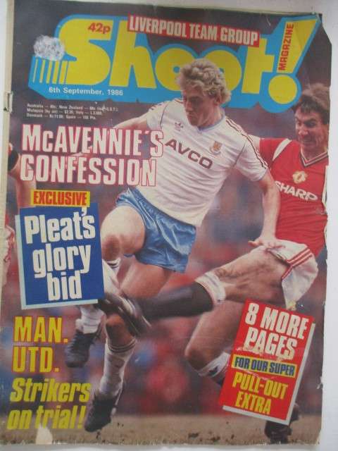 SHOOT MAGAZINE - SOCCER - 1986
