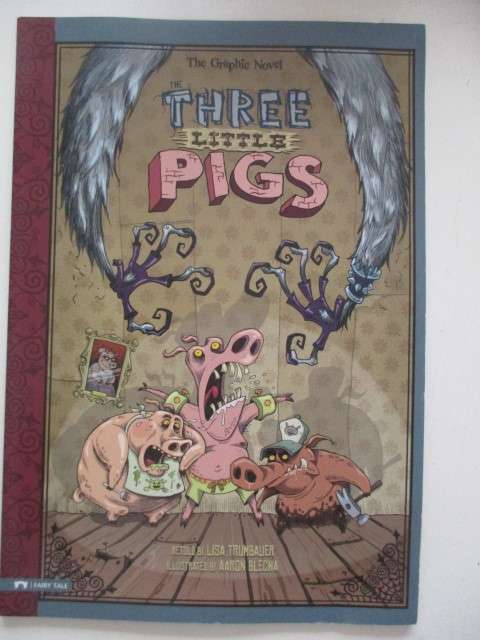 THE GRAPHIC NOVEL THE THREE LITTLE PIGS - COMIC TYPE BOOK THICKER THAN AVRAGE COMIC