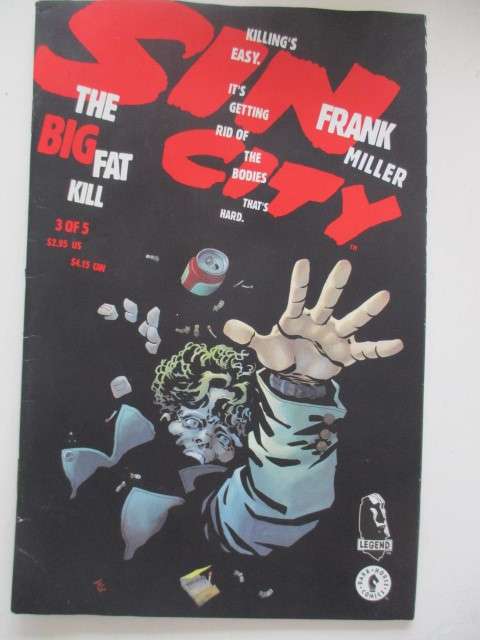 SIN CITY COMICS - THE BIG FAT KILL - 3 OF 5  - GREAT CONDITION