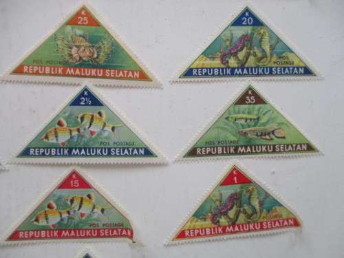 LOT OF  INDONESIA  STAMPS PREVIOUSLY MOUNTED STAMPS