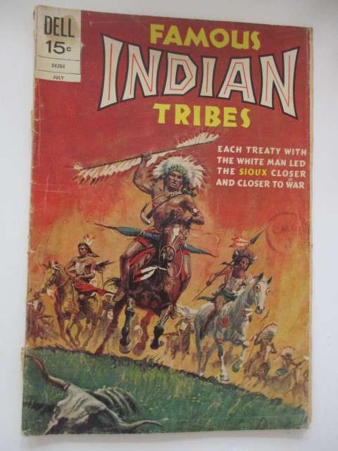 DELL COMICS - FAMOUS INDIAN TRIBES -  WESTERN COMICS - NO. 2 - 1972