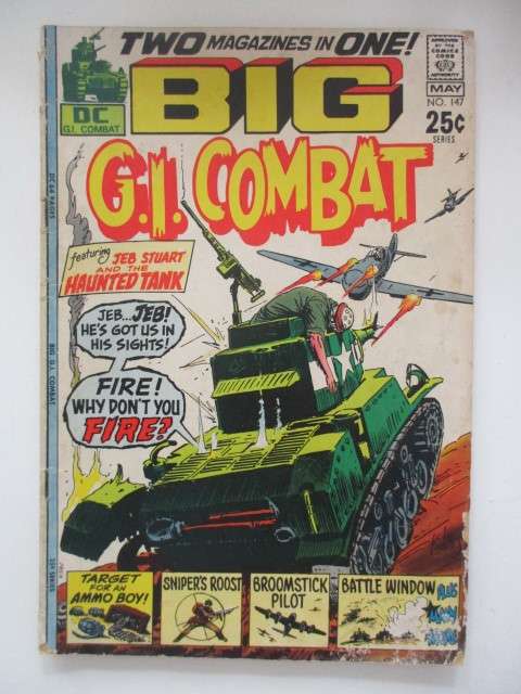DC G.I . COMBAT - BIG G.I. COMBAT -  NO. 147 - 1971