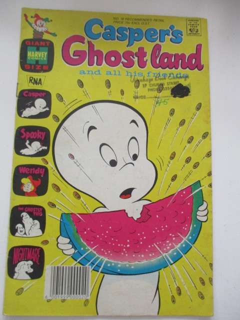 HARVEY COMICS - CASPERS - GHOST LAND -  NO. 18 -  1987