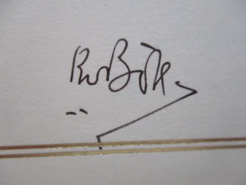 AUTOGRAPHED / SIGNED - LETTER FROM FORMER STATE PRESIDENT PW BOTHA - 1989 AND SIGNED ENVELOPE