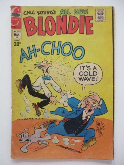 CHARLTON COMICS - BLONDIE -  VOL. 6 NO. 203 - 1973