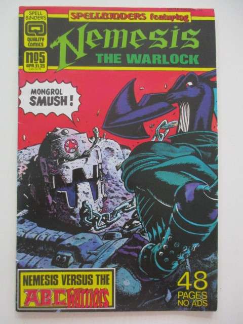 SPELL BINDERS COMICS - NEMESIS THE WARLOCK -  NUMBER 5 VOL. 1 - 1987  AS NEW
