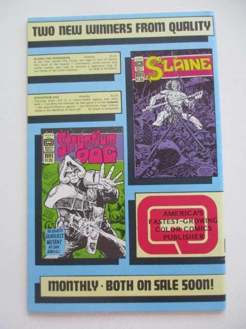 SPELL BINDERS COMICS - NEMESIS THE WARLOCK -  NUMBER 5 VOL. 1 - 1987  AS NEW