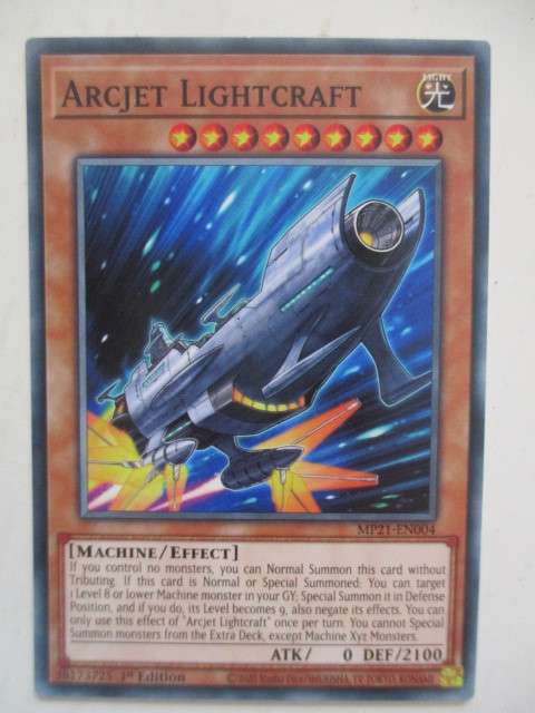 YU-GI-OH TRADING CARD ARCJET LIGHTCRAFT