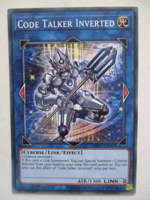 YU-GI-OH  TRADING CARD - CODE TALKER INVERTED