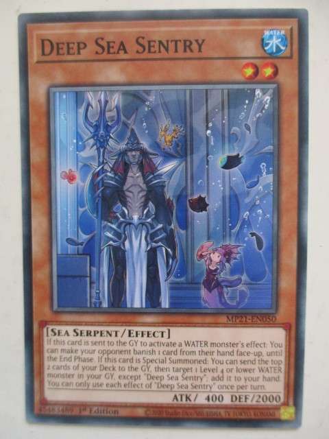 YU-GI-OH TRADING CARD - DEEP SEA SENTRY
