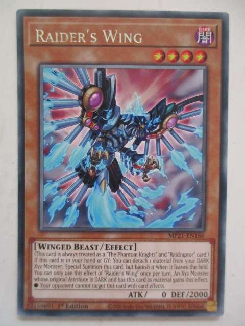 YU-GI-OH TRADING CARD - RAIDER`S WING -