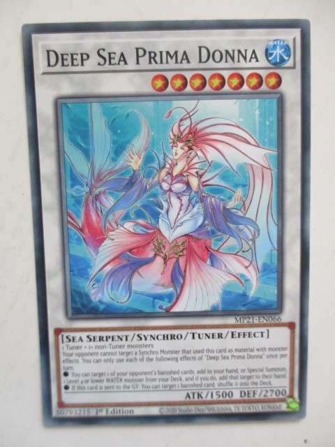 YU-GI-OH TRADING CARD - DEEP SEA PRIMA DONNA