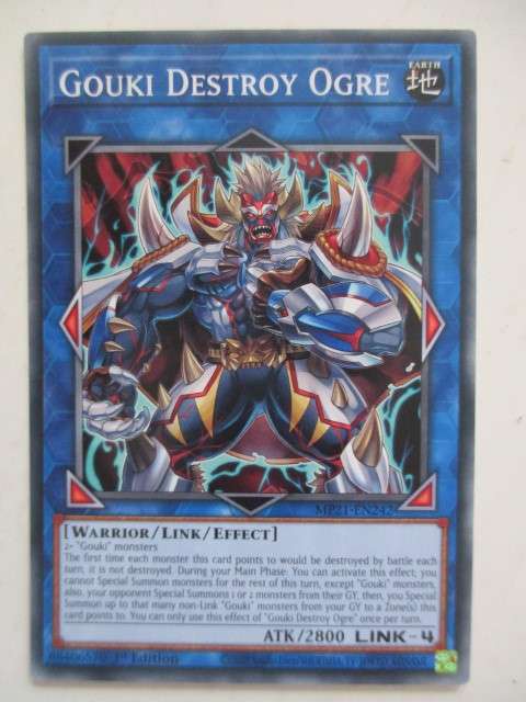 YU-GI-OH TRADING CARD - GOUKI DESTROY OGRE