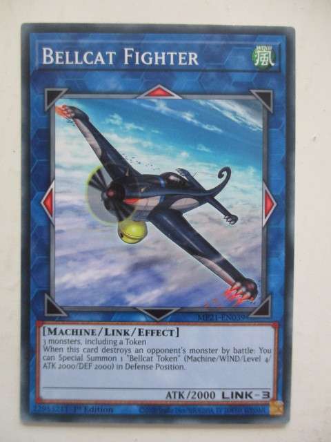 YU-GI-OH TRADING CARD - BELLCAT FIGHTER