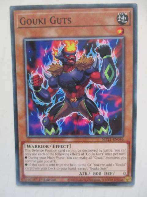 YU-GI-OH TRADING CARD - GOUKI GUTS