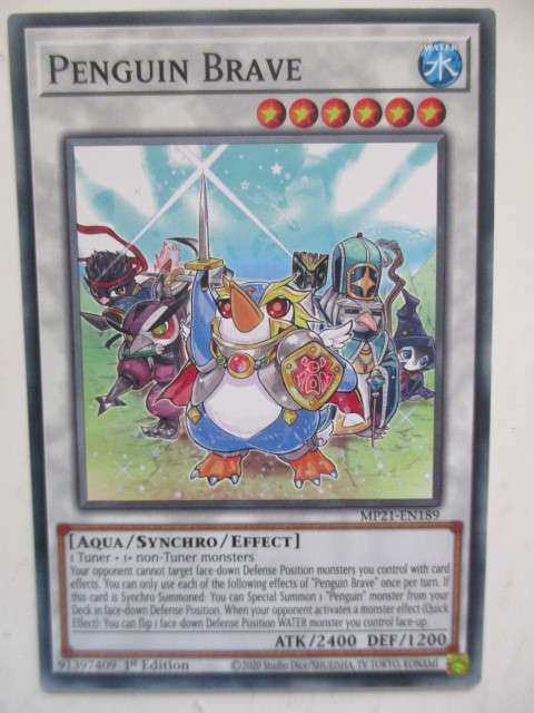 YU-GI-OH TRADING CARD - PENGUIN BRAVE