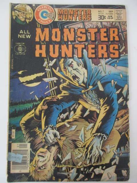 CHARLTON COMICS - MONSTER HUNTERS -  VOL. 2 NO. 7 - 1976