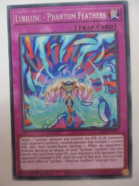 YU-GI-OH TRADING CARD - LYRILUSC - PHANTOM FEATHERS