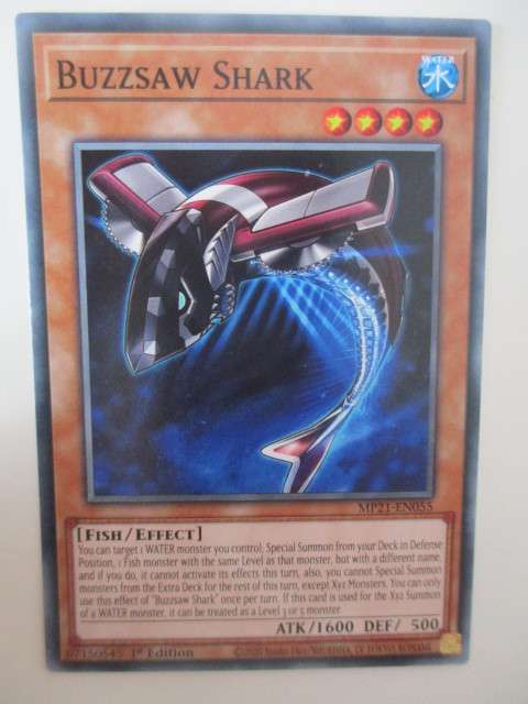 YU-GI-OH TRADING CARD - BUZZSAW SHARK