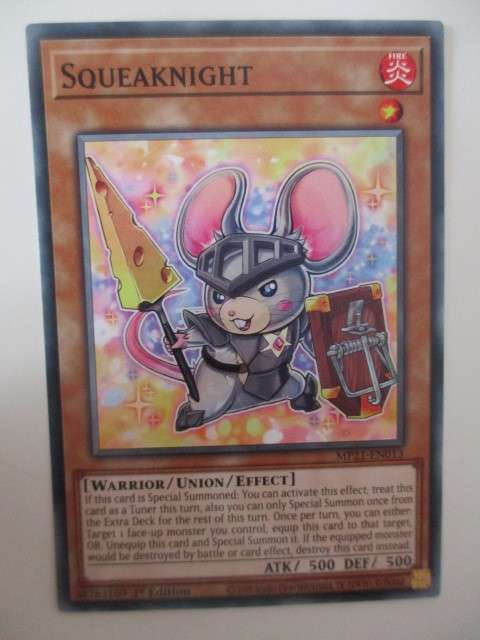 YU-GI-OH - TRADING CARD - SQUEAKNIGHT