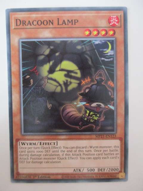 YU-GI-OH TRADING CARD - DRACOON LAMP