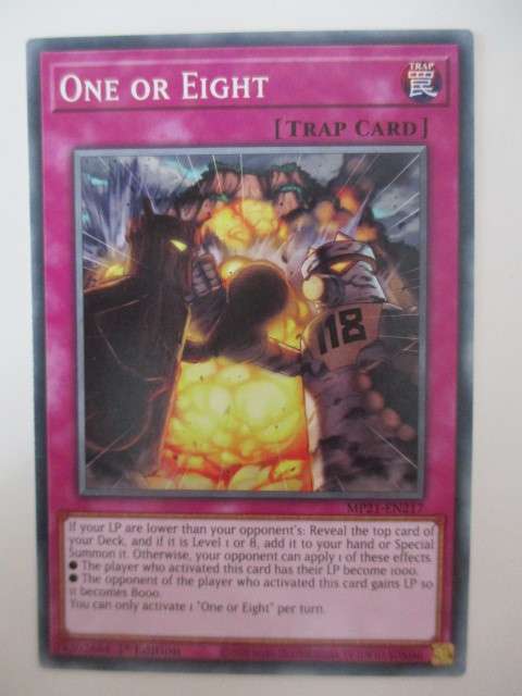 YU-GI-OH TRADING CARD - ONE OR EIGHT