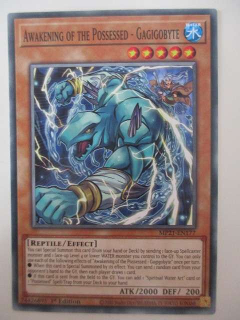 YU-GI-OH TRADING CARD - AWAKENING OF THE POSSESSED - GAGIGOBYTE