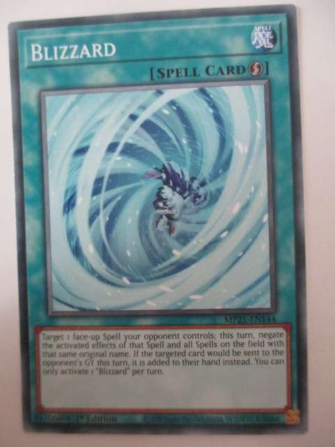 YU-GI-OH TRADING CARD -BLIZZARD