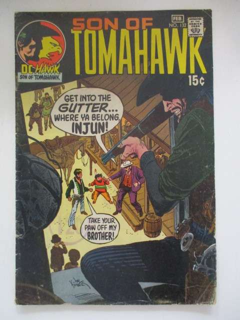 DC HAWK COMICS - SON OF TOMAHAWK -  NO. 132 - 1971 COWBOY COMIC