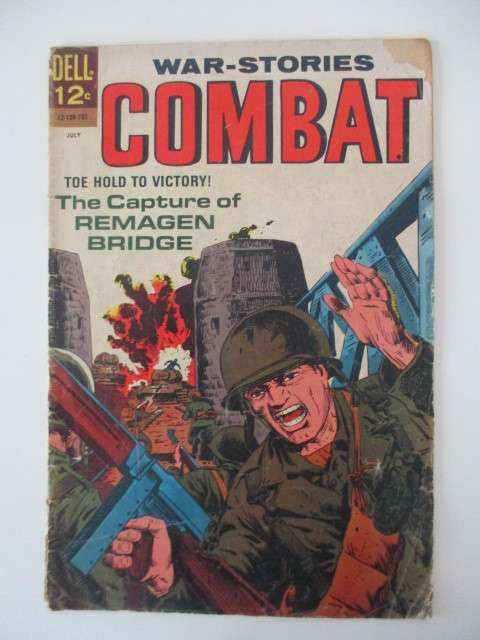 DELL COMICS - WAR-STORIES COMBAT -  NO. 25 - 1967 - WAR COMICS