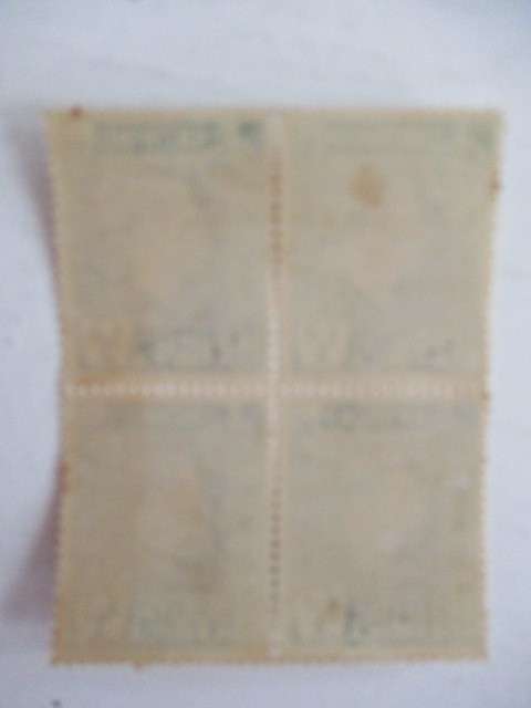SOUTH AFRICA 3 BLOCKS OF MINT STAMPS - CORONATION OF KING GEORGE VI