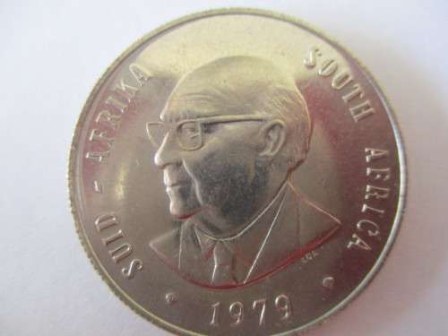 SOUTH AFRICA - R1 COIN - PRESIDENT DIEDERICKS -1979 UNCIRCULATED - PROOF CONDITION!!!