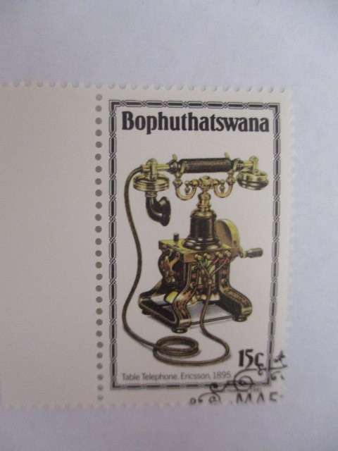 BOPHUTHATSWANA LOT OF 4 MINT STAMPS TELEPHONE