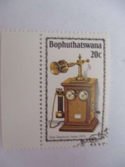 BOPHUTHATSWANA LOT OF 4 MINT STAMPS TELEPHONE