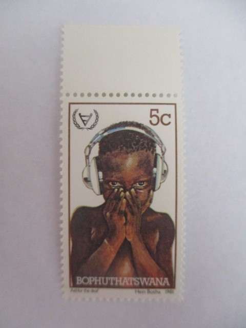BOPHUTHATSWANA 4 MINT STAMPS - DISABLED