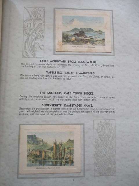 VINTAGE ALBUM ILLUSTRATED  WITH CIGARETTE CARDS  THE UNITED TOBACCO COMPANY 1940.S