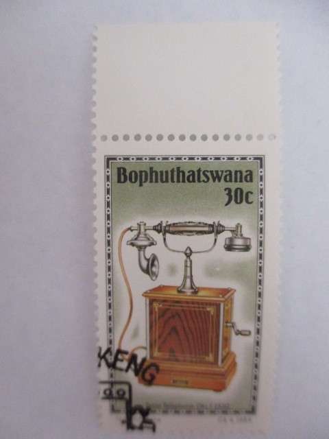 BOPHUTHATSWANA  SET OF MINT TELEPHONE STAMPS - 1984