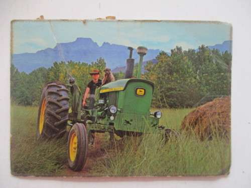 VINTAGE POSTCARD WITH STAMP