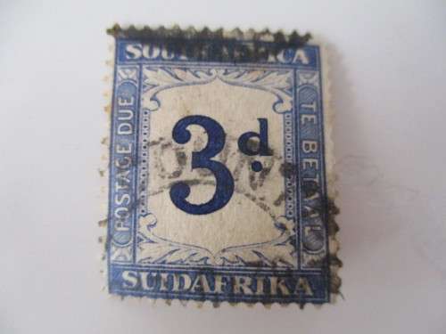 SOUTH AFRICA - 3D POSTAGE DUE  STAMP