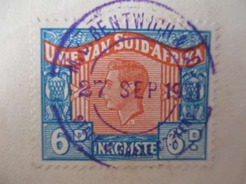 SOUTH AFRICA - REVENUE STAMP  6D