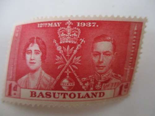 LOT OF 5 MINT 1937 CORONATION STAMPS