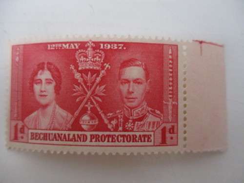 LOT OF 5 MINT 1937 CORONATION STAMPS