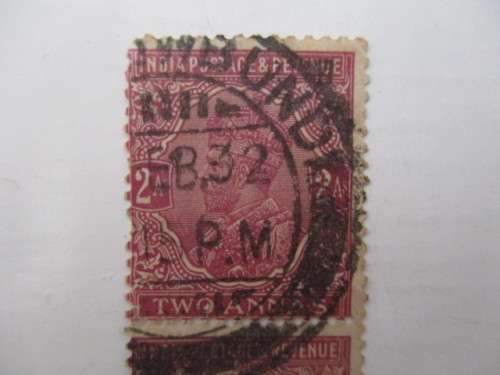 INDIA  - PAIR KING GEORGE 1932  USED STAMPS